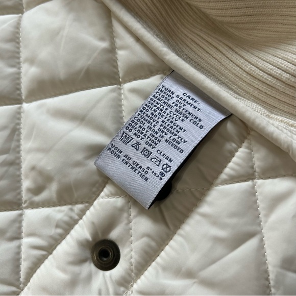 Polo Ralph Lauren Challege Equestrian Quilted Vest Sz M Crest Suede Shoulders - Picture 9 of 9